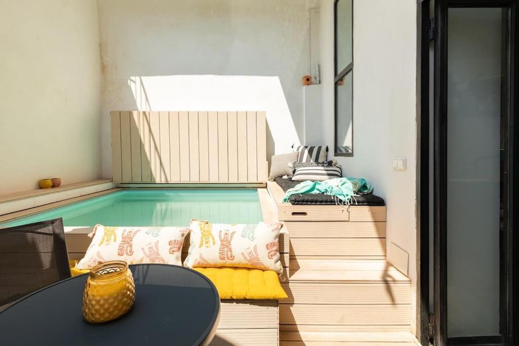 Cozy Loft Patio+Pool +Wifi Appartement Valencia Buitenkant foto