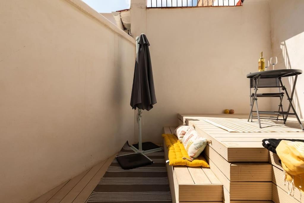Cozy Loft Patio+Pool +Wifi Appartement Valencia Buitenkant foto
