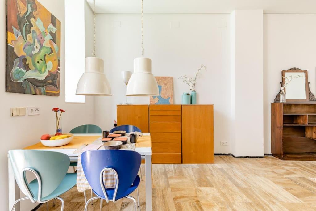 Cozy Loft Patio+Pool +Wifi Appartement Valencia Buitenkant foto