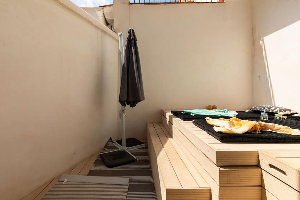 Cozy Loft Patio+Pool +Wifi Appartement Valencia Buitenkant foto