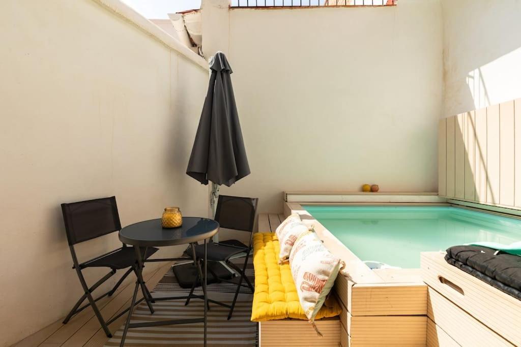 Cozy Loft Patio+Pool +Wifi Appartement Valencia Buitenkant foto